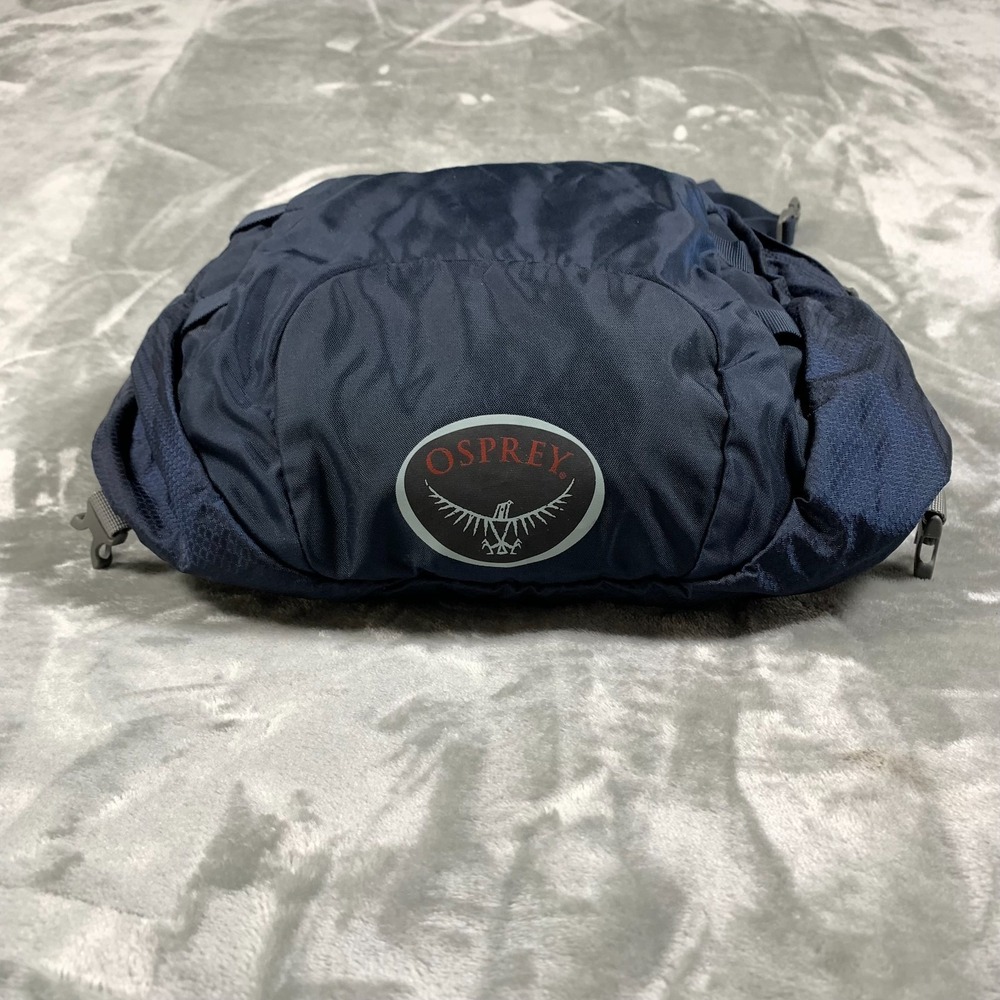 Osprey Lumbar Pack Blue Hiking Camping Fishing Outdoor Fanny Waist Bag Large